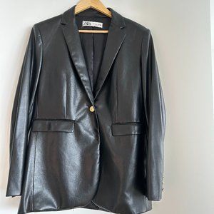 Leather Zara Blazer